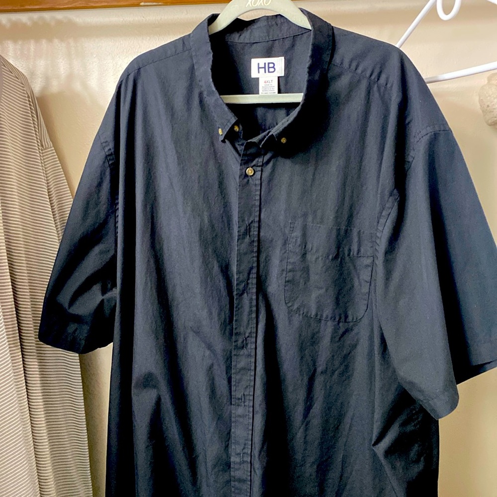Harbor bay 4XLT black shirt
